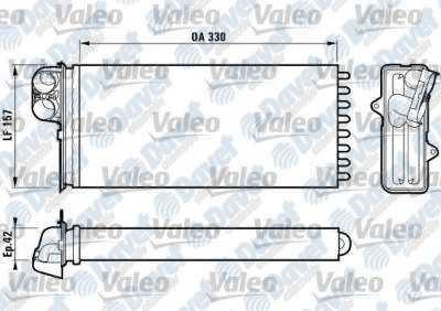 VALEO 812170 Kalorifer Radyatoru Renault Master Ii Opel Movano Ii 2.5d 98-01  ####